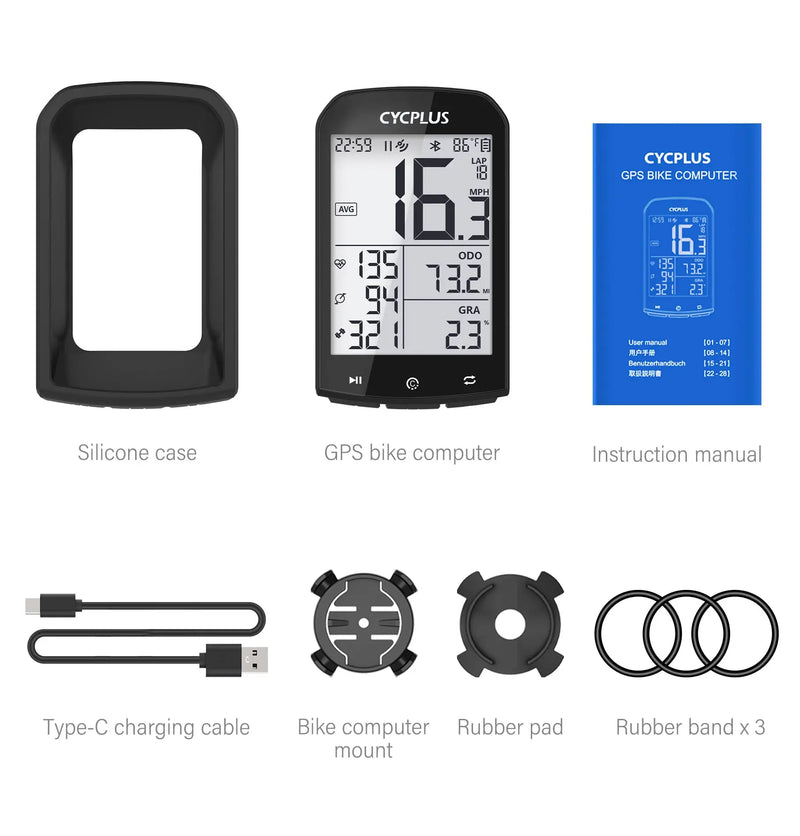 Ciclocomputador GPS CYCPLUS M1 – Tecnologia e Precisão para seus Treinos! 🚴‍♂️📡